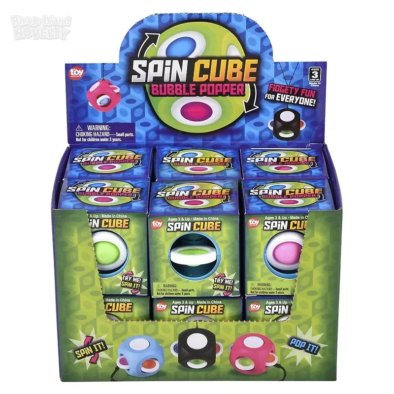 2" Spinning Cube Fidget