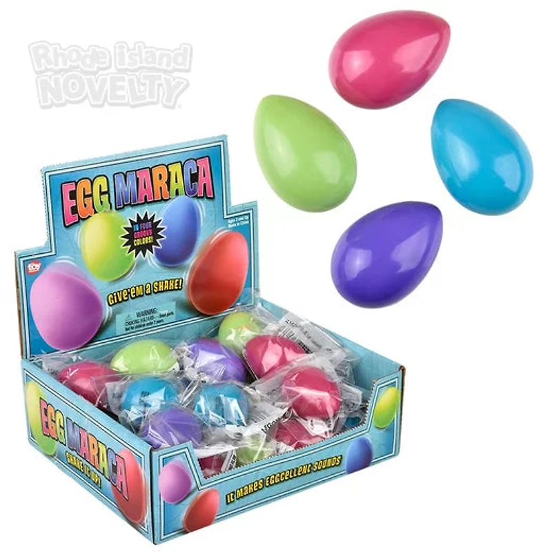 2.25" Egg Maraca Musical Toy