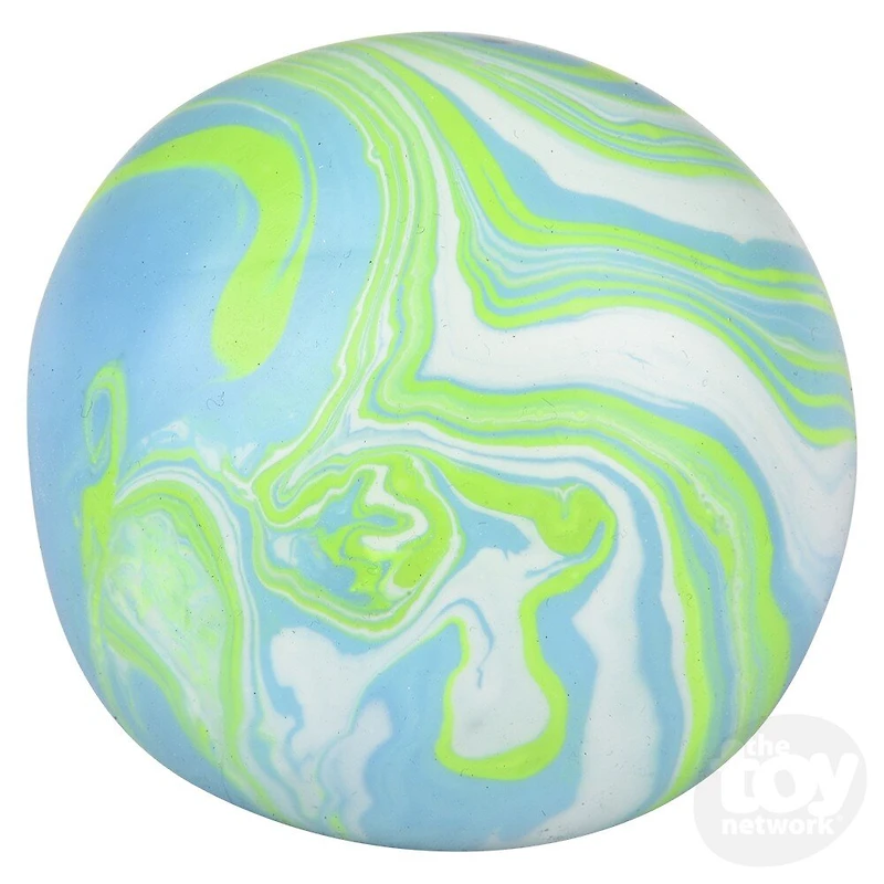 2.33" Squish And Stretch Marbleized Gummi Ball