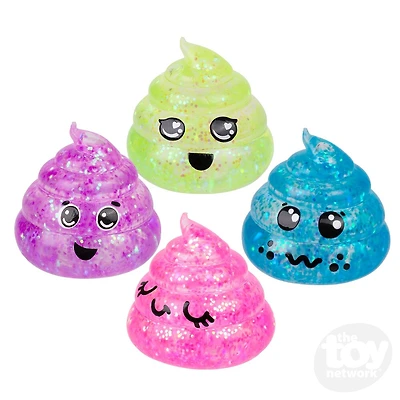 2.5" Squeezy Sparkle Sugar Poop