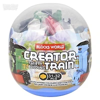3" Building Block Trains in Mystery Egg
