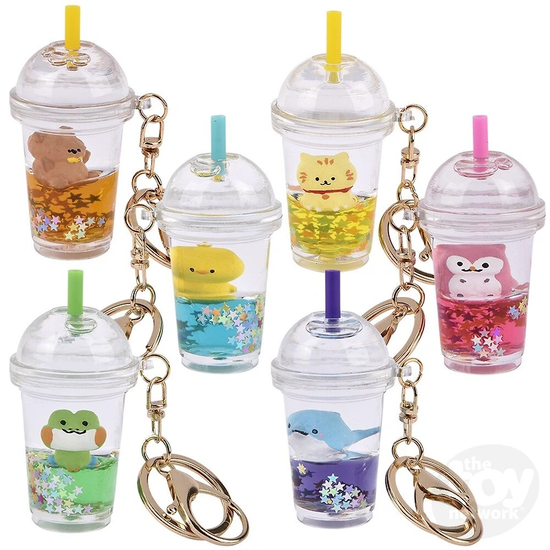3" Kawaii Animal Smoothie Liquid Clip