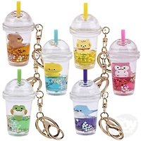3" Kawaii Animal Smoothie Liquid Clip