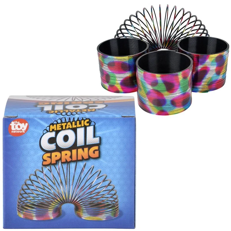 3" Metallic Coil Rainbow Spring