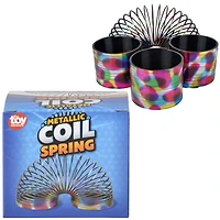3" Metallic Coil Rainbow Spring