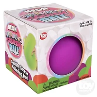 3.5" Marshmallow Neon Squishy Ball