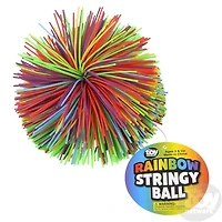 3.5" Rainbow Stringy Ball