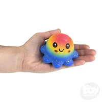 3.5" Squish and Stretch Rainbow Octopus