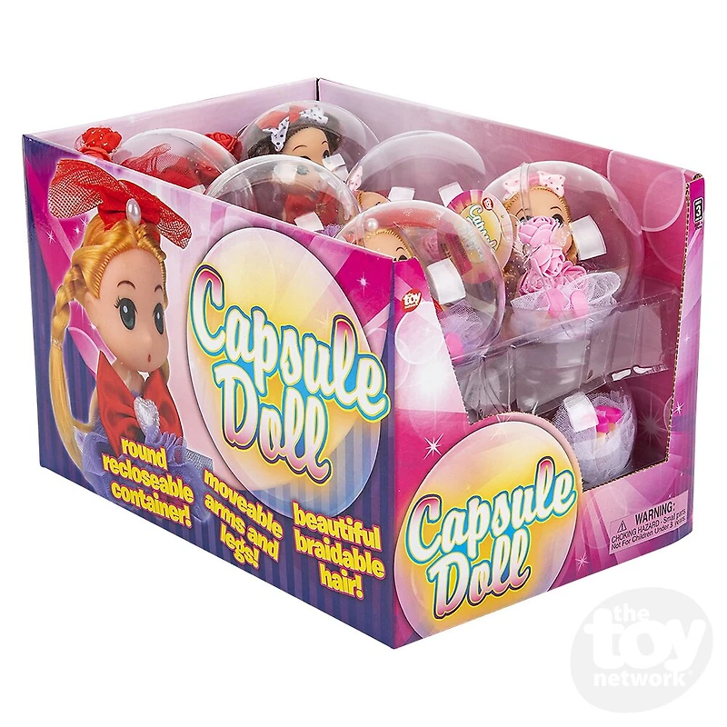 4" Doll In Capsule