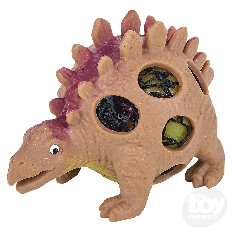 4" Mesh Squeeze Dinosaur