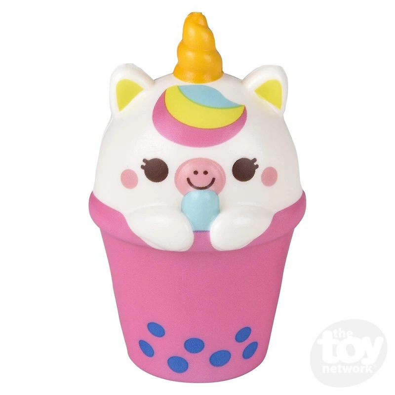 4" Squish Bubble Tea Animal