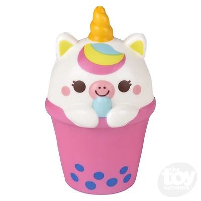 4" Squish Bubble Tea Animal