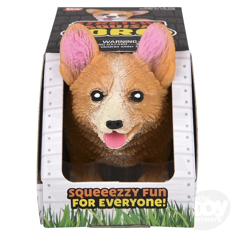 4" Stretchy, Squish Corgi