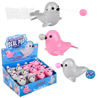 5.5" Pull-String Seal Pup Bath Toy