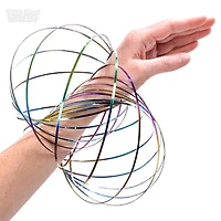 6" Rainbow Spiral Ring