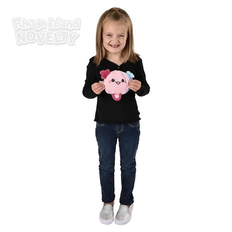 6" Reversible Axolotl Plush