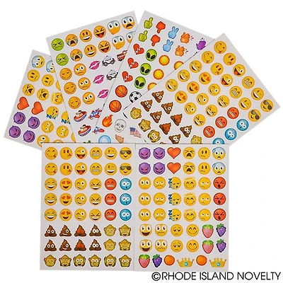 7.5" Emoticon Stickers