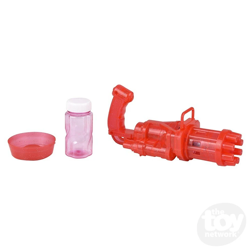 8" Light-Up Gatling Bubble Blaster