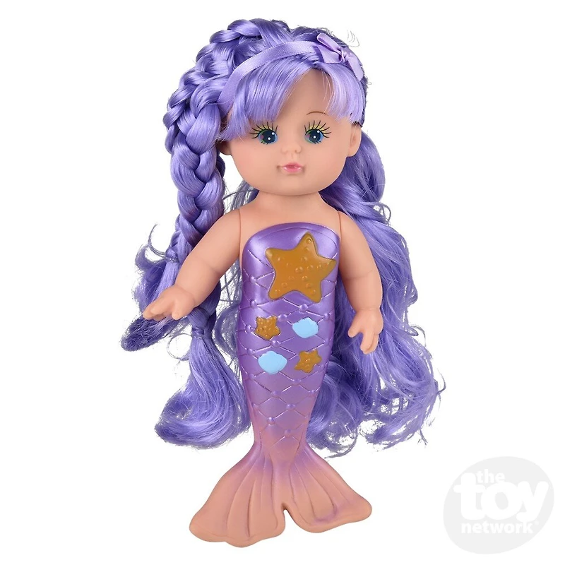 9" Bath Time Mermaid Doll