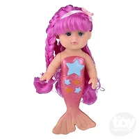 9" Bath Time Mermaid Doll