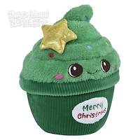 9" Christmas Cupcake Plush