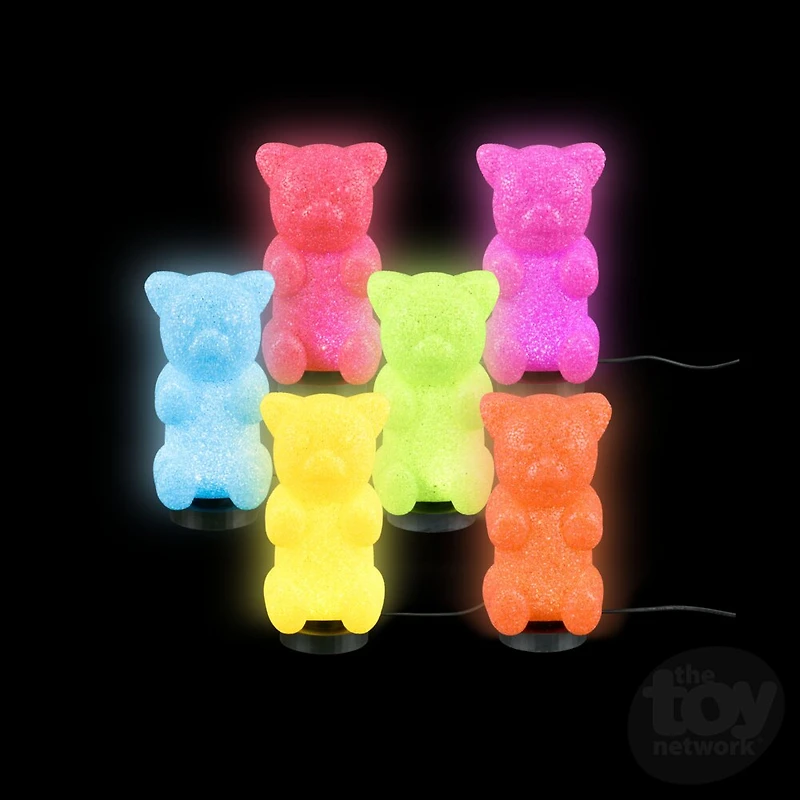 9.25" Sparkle Gummy Bear Lamp