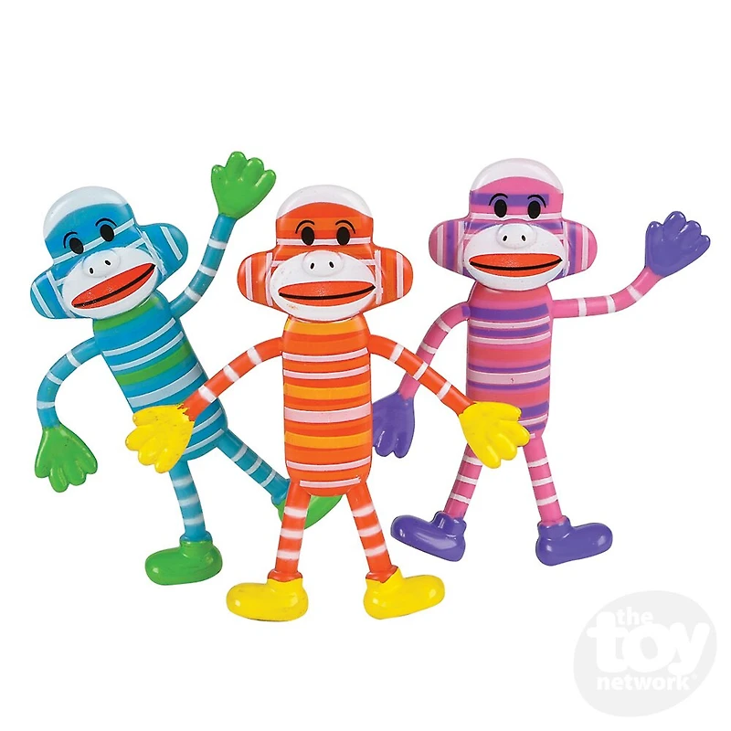 Bendable Sock Monkey