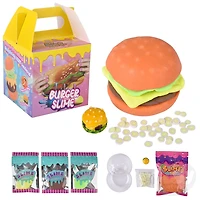 Cheeseburger Clay Slime Kit