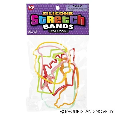 Fast Food Silicone Stretch Bands