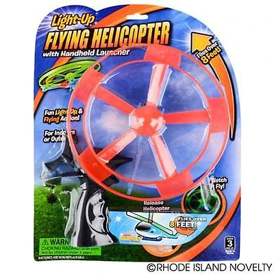 Light Up Rip Cord Helicopter