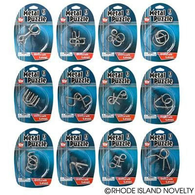 Metal Puzzle Brain Teasers