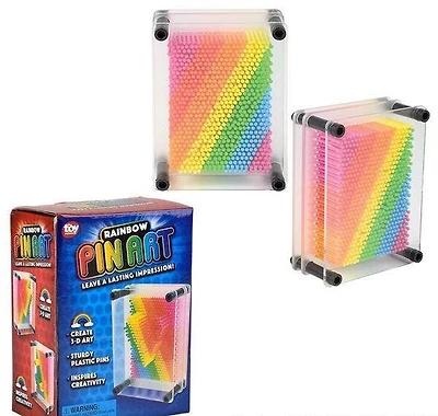 Rainbow Pin Art 5"x3.75"
