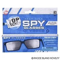 Spy Look Behind Glasses