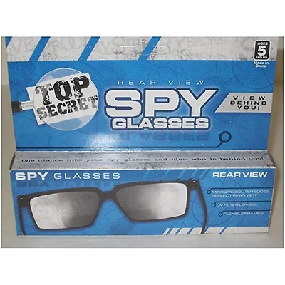 Spy Look Behind Glasses