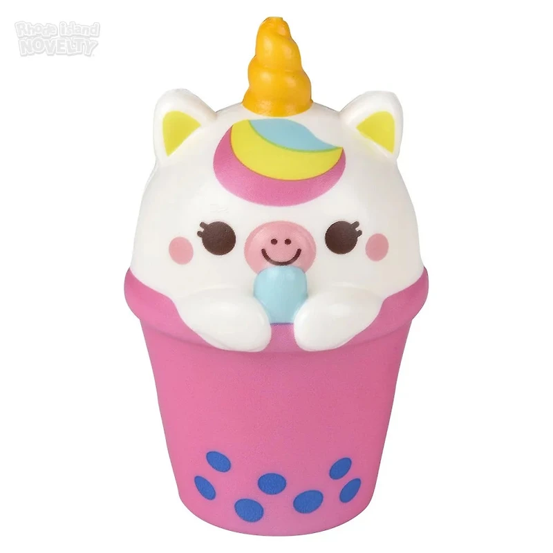 Squish Bubble Tea Animal 5"
