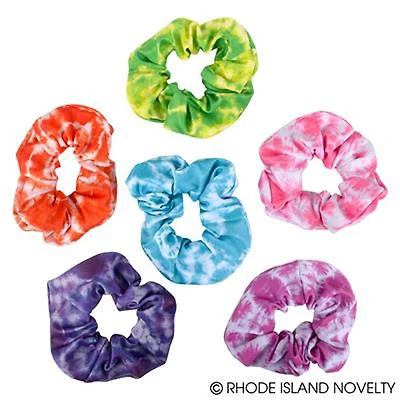 Tie Dye Solid Fashion Hair Scrunchies