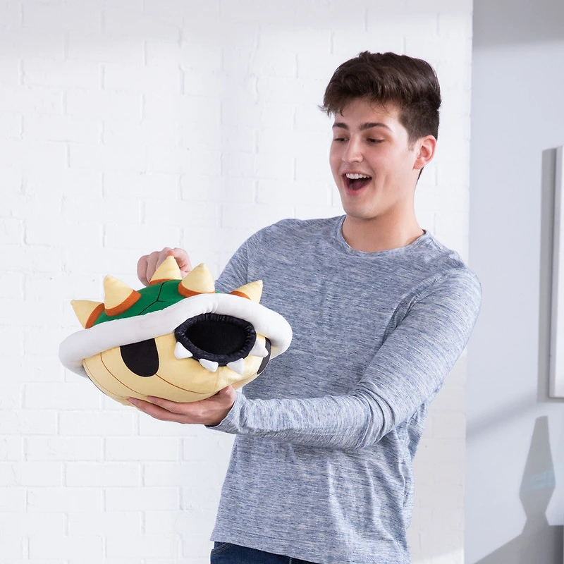 Club Mocchi- Mocchi- Super Mario™ Bowser Shell Mega Plush Toy, 15 inch