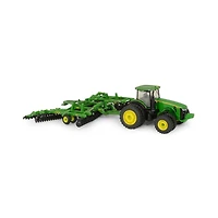 John Deere 8320R Tractor with JD 637 Disk