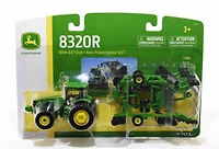 John Deere 8320R Tractor with JD 637 Disk