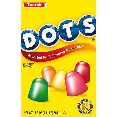 Super Size DOTS Original Fruit Flavored Gum Drops 17.8 oz. Box