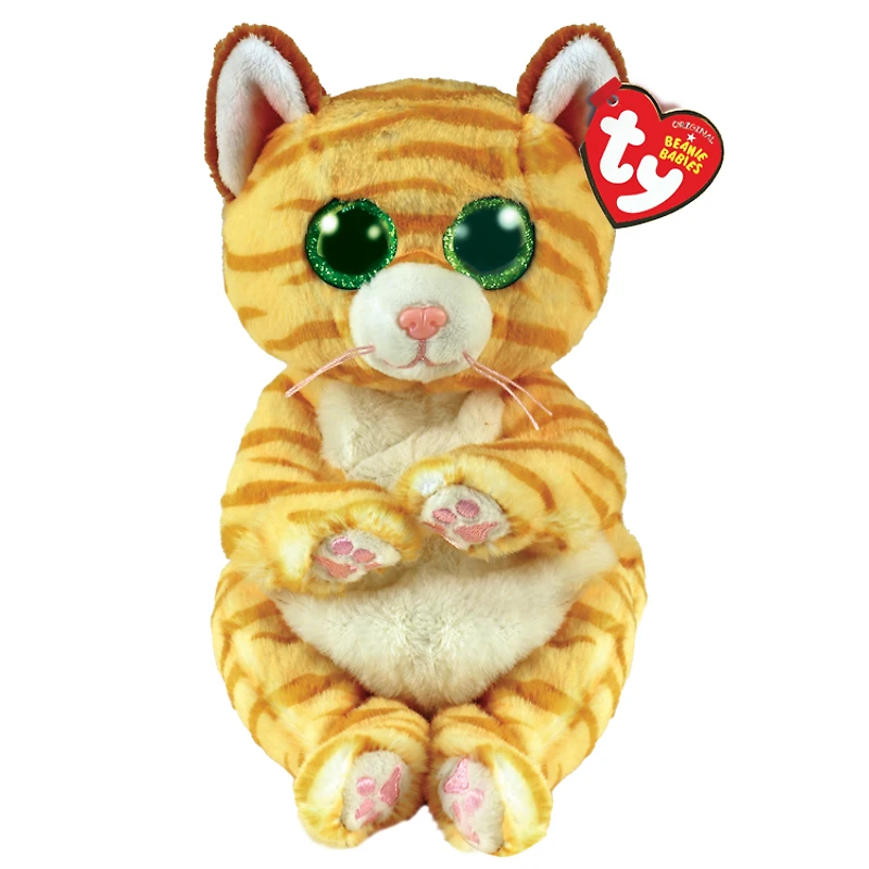 Beanie Baby Bellies - Mango Gold Striped Cat