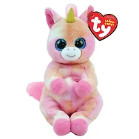 Beanie Bellie - Skylar the Pink and Orange Unicorn - 13" Medium