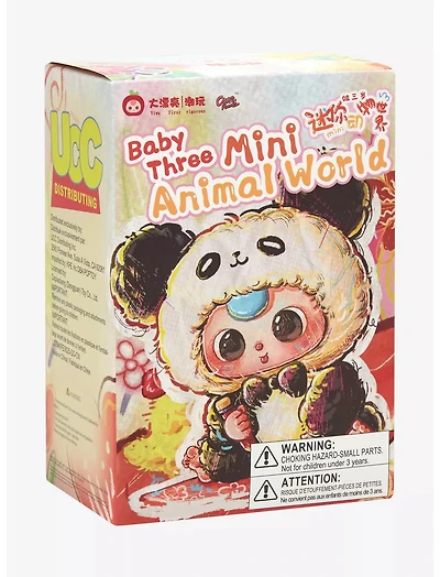 Baby Three - Mini Animal World Plush Blind Box