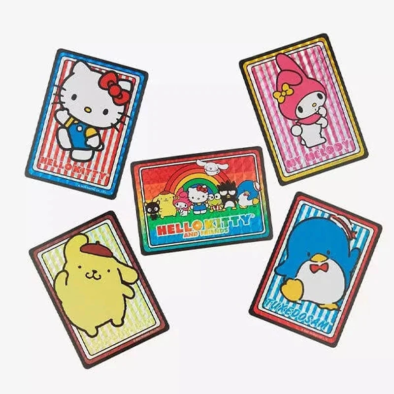 HELLO KITTY HOLOGRAPHIC TRADING STICKERS IN BLIND PACK
