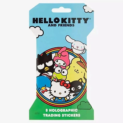 HELLO KITTY HOLOGRAPHIC TRADING STICKERS IN BLIND PACK