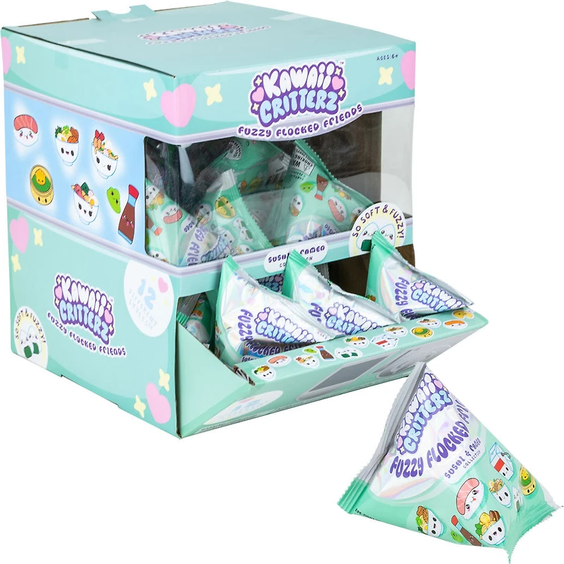 Kawaii Critterz Flocked Blind Sushi & Ramen