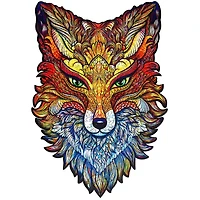 Fiery Fox Wooden Puzzle