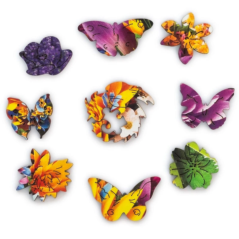 Flora - Blooming Bouquet Wooden Puzzle - 200 Pieces