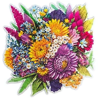 Flora - Blooming Bouquet Wooden Puzzle - 200 Pieces