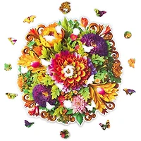 Flora - Charming Bouquet Wooden Puzzle - 200 Pieces